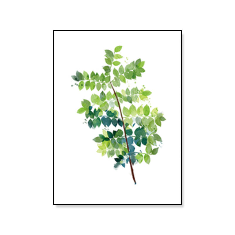 Minimalist Illustration Plant Wall Art House Interior Canvas Print in Pastel Color Clearhalo 'Art Gallery' 'Canvas Art' 'Contemporary Art Gallery' 'Contemporary Art' 'Minimalism' 'Minimalist Art Gallery' 'Scandinavian' Arts' 1899303
