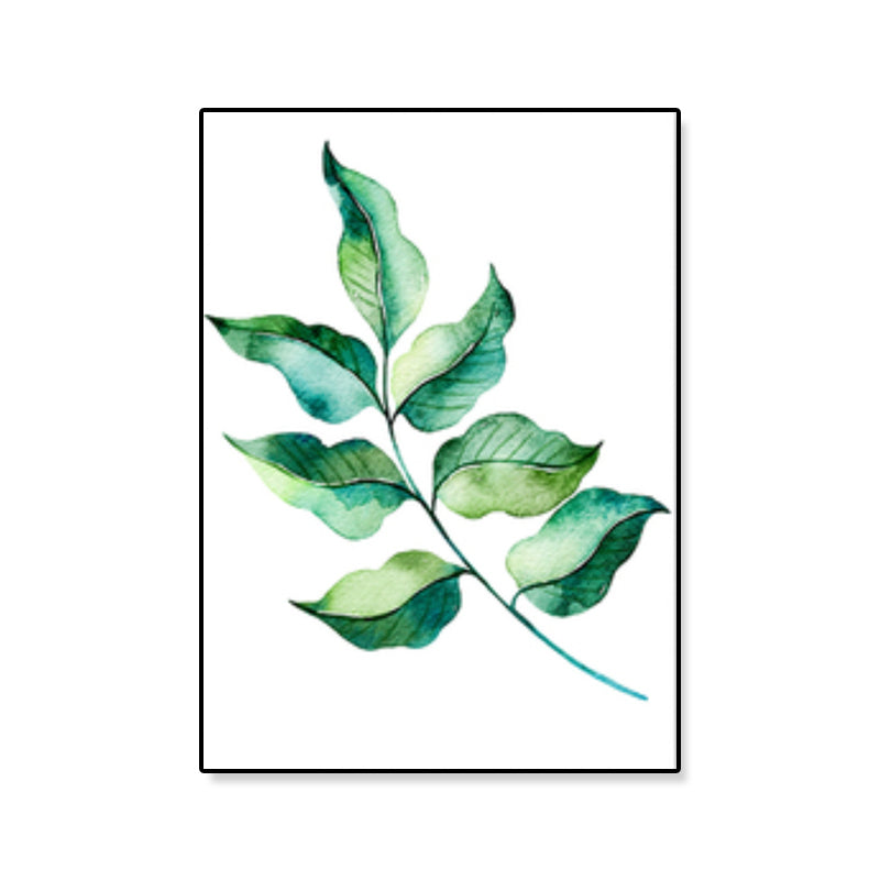 Minimalist Illustration Plant Wall Art House Interior Canvas Print in Pastel Color Clearhalo 'Art Gallery' 'Canvas Art' 'Contemporary Art Gallery' 'Contemporary Art' 'Minimalism' 'Minimalist Art Gallery' 'Scandinavian' Arts' 1899307