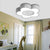 Undertint Hollow Flower LED Ceiling Mount Light with Moon and Star Cartoon Metal Ceiling Fixture for Kid White Clearhalo 'Ceiling Lights' 'Close To Ceiling Lights' 'Close to ceiling' 'Flush mount' Lighting' 189932