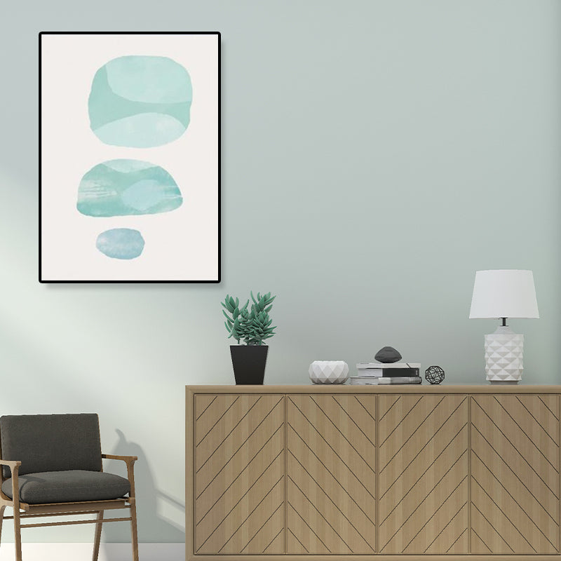 Modern Illustration Abstract Art Print Canvas Textured Pastel Wall Decor for Home Clearhalo 'Art Gallery' 'Canvas Art' 'Contemporary Art Gallery' 'Modern' Arts' 1899401
