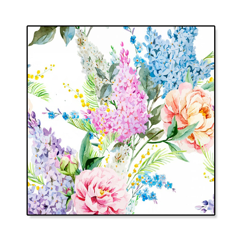 Canvas Textured Wall Art Trendy Illustration Flower Blossom Wall Decor for Girls Bedroom Clearhalo 'Art Gallery' 'Canvas Art' 'Contemporary Art Gallery' 'Modern' Arts' 1899424