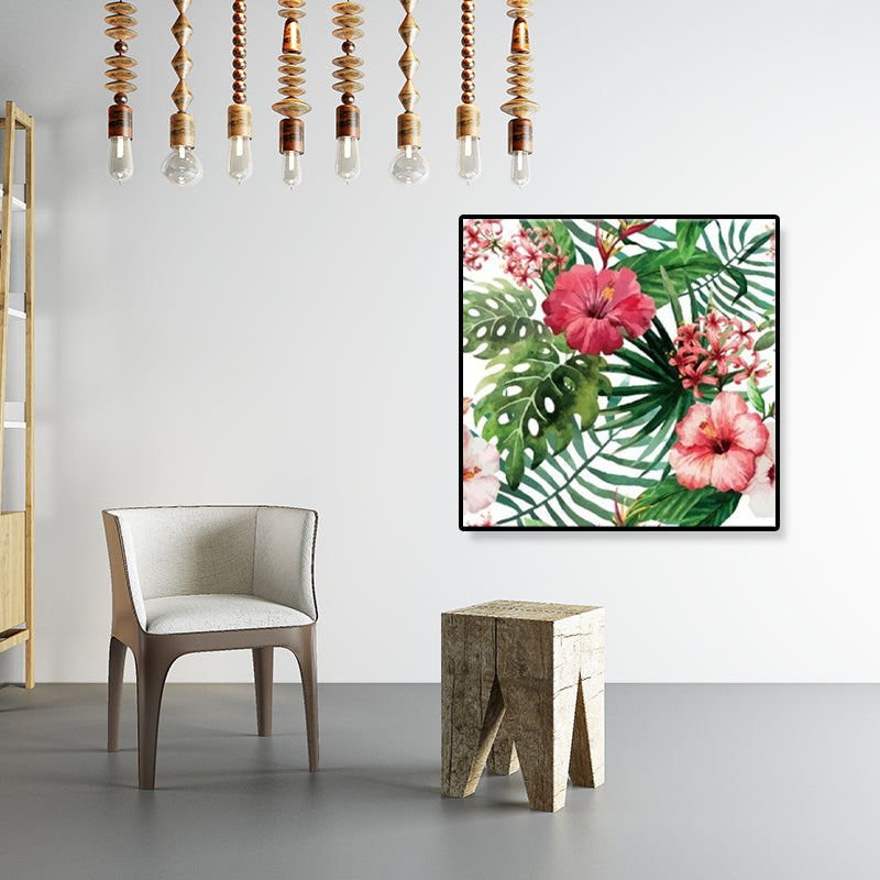 Canvas Textured Wall Art Trendy Illustration Flower Blossom Wall Decor for Girls Bedroom Clearhalo 'Art Gallery' 'Canvas Art' 'Contemporary Art Gallery' 'Modern' Arts' 1899429