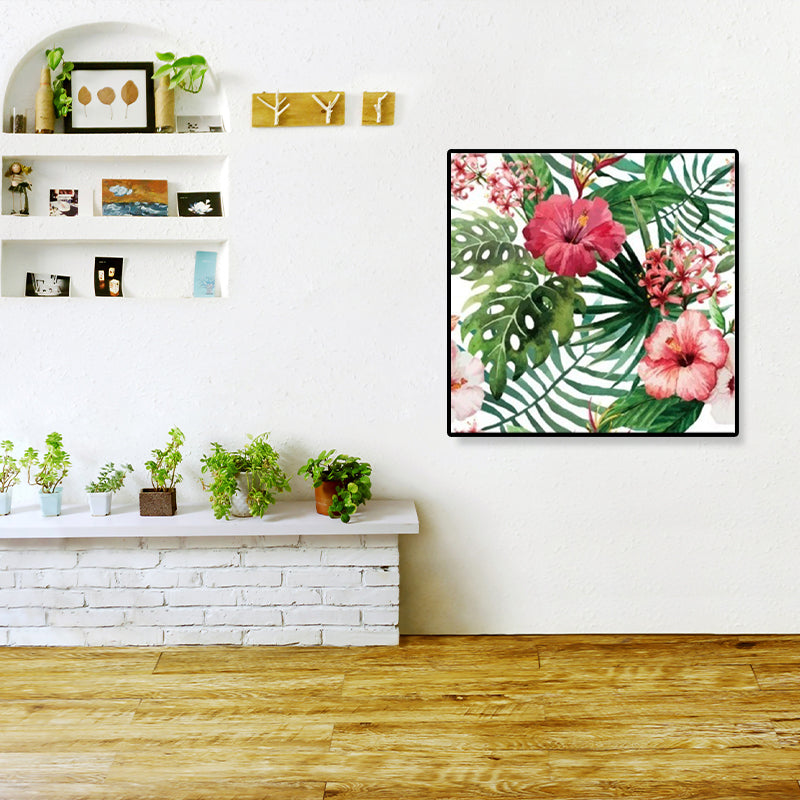 Canvas Textured Wall Art Trendy Illustration Flower Blossom Wall Decor for Girls Bedroom Clearhalo 'Art Gallery' 'Canvas Art' 'Contemporary Art Gallery' 'Modern' Arts' 1899430