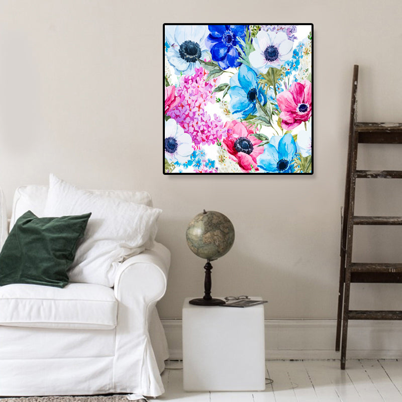 Canvas Textured Wall Art Trendy Illustration Flower Blossom Wall Decor for Girls Bedroom Clearhalo 'Art Gallery' 'Canvas Art' 'Contemporary Art Gallery' 'Modern' Arts' 1899437
