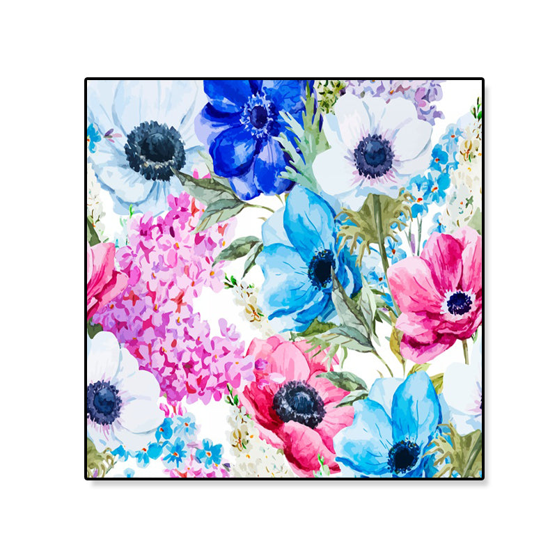 Canvas Textured Wall Art Trendy Illustration Flower Blossom Wall Decor for Girls Bedroom Clearhalo 'Art Gallery' 'Canvas Art' 'Contemporary Art Gallery' 'Modern' Arts' 1899439