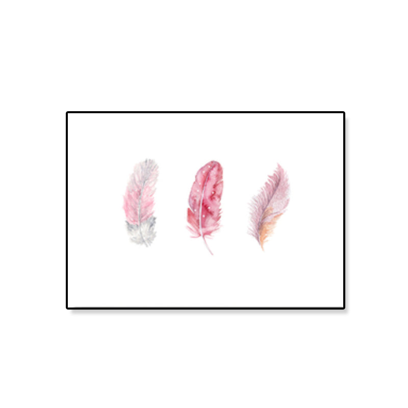 Illustration Still Life Canvas Art Textured Nordic Sitting Room Wall Decor in Soft Color Clearhalo 'Arts' 'Canvas Art' 1899488
