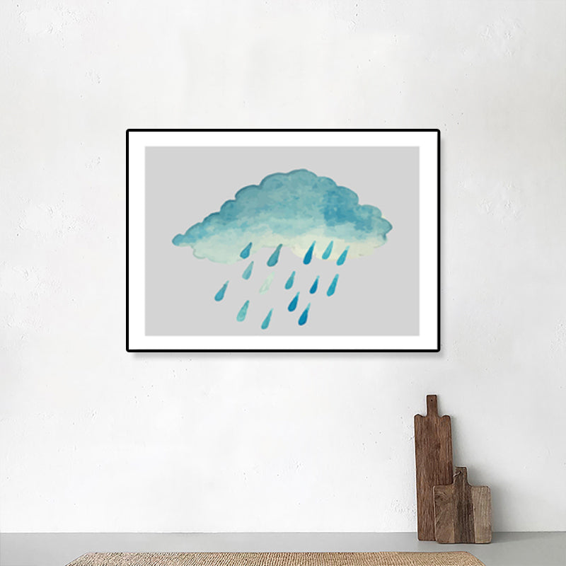 Illustration Still Life Canvas Art Textured Nordic Sitting Room Wall Decor in Soft Color Clearhalo 'Arts' 'Canvas Art' 1899495