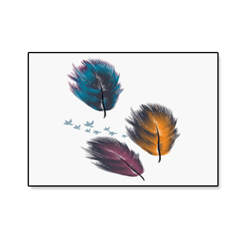 Illustration Still Life Canvas Art Textured Nordic Sitting Room Wall Decor in Soft Color Clearhalo 'Arts' 'Canvas Art' 1899500