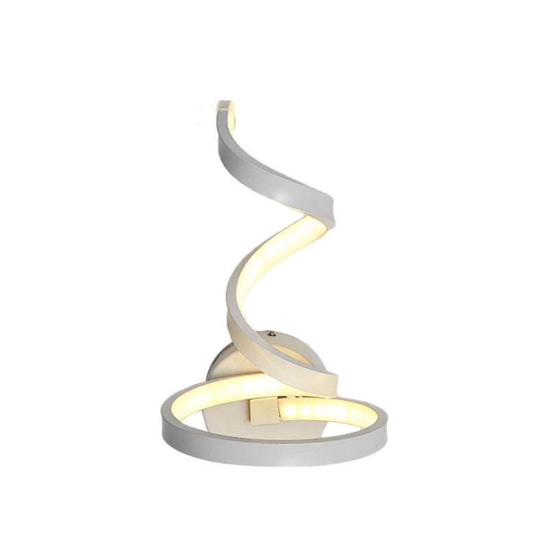 Nordic LED Wall Sconce White Snaking/Musical Note/Entwining Wall Mount Light with Acrylic Shade for Living Room Clearhalo 'Cast Iron' 'Glass' 'Industrial' 'Modern wall lights' 'Modern' 'Tiffany' 'Traditional wall lights' 'Wall Lamps & Sconces' 'Wall Lights' Lighting' 1900006