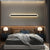 Elongated Bar Bedroom Flush Wall Sconce Acrylic 16"/23.5"/31.5" W LED Nordic Wall Lamp in Warm/White Light, Black/White Black Clearhalo 'Modern wall lights' 'Modern' 'Wall Lamps & Sconces' 'Wall Lights' Lighting' 1900382