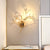 Beveled Crystal Branch Wall Light Modernist 2/3 Heads Wall Mounted Lighting Fixture in Gold 2.0 Gold Clearhalo 'Cast Iron' 'Glass' 'Industrial' 'Modern wall lights' 'Modern' 'Tiffany' 'Traditional wall lights' 'Wall Lamps & Sconces' 'Wall Lights' Lighting' 1907648