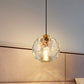 Simplicity Sphere Pendant Light Crystal Ball 1 Bulb Bedroom Suspended Lighting Fixture in Gold Clearhalo 'Ceiling Lights' 'Modern Pendants' 'Modern' 'Pendant Lights' 'Pendants' Lighting' 1907676