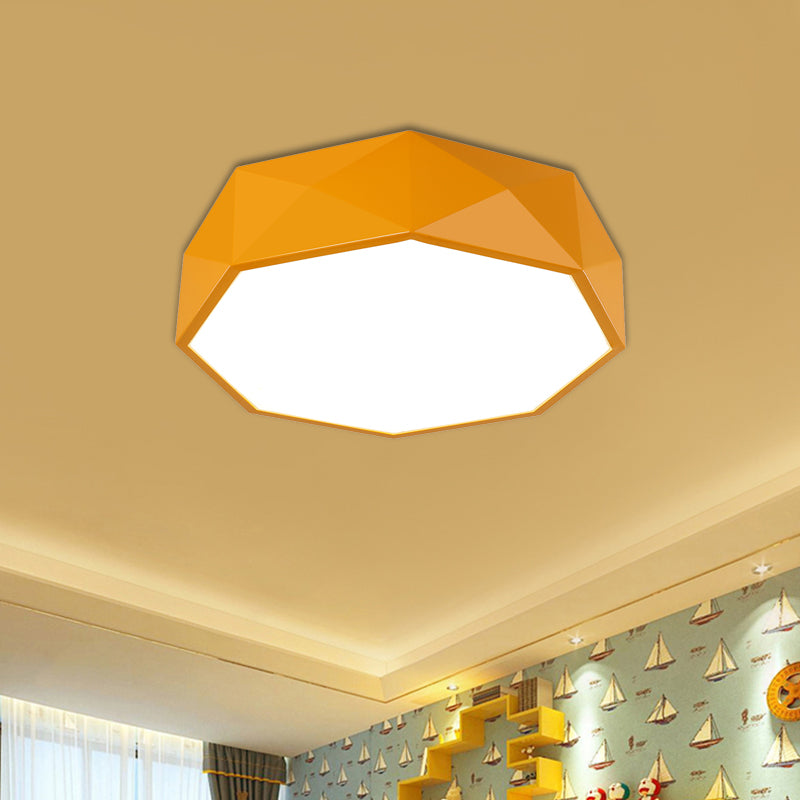 LED Parlor Flush Mount Lighting Fixture Contemporary Red/Yellow/Green ...