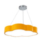 Modernist Cloud Suspension Lighting Acrylic LED Playroom Ceiling Chandelier in Red/Yellow/Green Clearhalo 'Ceiling Lights' 'Chandeliers' Lighting' options 1908330