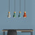 Mini Jar Shaped Cement Drop Pendant Macaron Single Green/Grey/Blue and Wood Pendulum Light for Kitchen Bar Red Clearhalo 'Ceiling Lights' 'Pendant Lights' 'Pendants' Lighting' 1910260_517c99b5-631e-409b-ac5c-53abfbfccdad