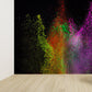 Colorful Flying Particles Wallpaper Mural Abstract Modern Waterproof Wall Decor for Room Clearhalo 'Wall Decor' 'Wall Mural' 1910574