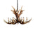 Farmhouse Artificial Antler Chandelier 6/8 Lights Resin Ceiling Pendant Lamp in Brown 6 Brown Clearhalo 'Ceiling Lights' 'Chandeliers' Lighting' options 1910993_9ca01b02-8370-40ed-828a-4385dfdcee4a