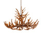 Resin Faux Antler Ceiling Chandelier Countryside 4/6/8 Heads Kitchen Hanging Lamp in Brown 9 Brown Clearhalo 'Ceiling Lights' 'Chandeliers' Lighting' options 1911041_7ffe1e7f-8cf4-4e9e-84b8-4e92a4e91a7f