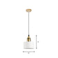 Dome/Cylinder/Cone Iron Hanging Light Macaron Single White/Pink/Blue and Brass Ceiling Pendant Light for Bedside Clearhalo 'Ceiling Lights' 'Pendant Lights' 'Pendants' Lighting' 1911991