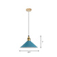Dome/Cylinder/Cone Iron Hanging Light Macaron Single White/Pink/Blue and Brass Ceiling Pendant Light for Bedside Clearhalo 'Ceiling Lights' 'Pendant Lights' 'Pendants' Lighting' 1911996