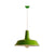 1 Head Rolled-Trim Barn Shade Pendant Lamp Industrial Red/Yellow/White Finish Hanging Light Kit Green Clearhalo 'Art Deco Pendants' 'Black' 'Cast Iron' 'Ceiling Lights' 'Ceramic' 'Crystal' 'Industrial Pendants' 'Industrial' 'Metal' 'Middle Century Pendants' 'Pendant Lights' 'Pendants' 'Rustic Pendants' 'Tiffany' Lighting' 1916647