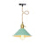 1 Bulb Ceiling Hang Lamp Nordic Kitchen Bar Pendant Light with Barn/Cone Iron Shade in Pink/Blue/Green Green A Clearhalo 'Art Deco Pendants' 'Cast Iron' 'Ceiling Lights' 'Ceramic' 'Crystal' 'Industrial Pendants' 'Industrial' 'Metal' 'Middle Century Pendants' 'Pendant Lights' 'Pendants' 'Tiffany' Lighting' 1916722