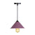 Conical Iron Drop Pendant Loft Style Single Dining Room Hanging Lamp with Rolled Edge in Pink/Blue/Grey Purple Clearhalo 'Art Deco Pendants' 'Black' 'Cast Iron' 'Ceiling Lights' 'Ceramic' 'Crystal' 'Industrial Pendants' 'Industrial' 'Metal' 'Middle Century Pendants' 'Pendant Lights' 'Pendants' 'Rustic Pendants' 'Tiffany' Lighting' 1916727