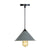 Conical Iron Drop Pendant Loft Style Single Dining Room Hanging Lamp with Rolled Edge in Pink/Blue/Grey Grey Clearhalo 'Art Deco Pendants' 'Black' 'Cast Iron' 'Ceiling Lights' 'Ceramic' 'Crystal' 'Industrial Pendants' 'Industrial' 'Metal' 'Middle Century Pendants' 'Pendant Lights' 'Pendants' 'Rustic Pendants' 'Tiffany' Lighting' 1916731