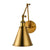 1 Head Cone Shade Wall Mount Light Industrial Brass Iron Swing Arm Reading Wall Lamp for Studio Brass Clearhalo 'Art deco wall lights' 'Cast Iron' 'Glass' 'Industrial wall lights' 'Industrial' 'Middle century wall lights' 'Modern' 'Rustic wall lights' 'Tiffany' 'Traditional wall lights' 'Wall Lamps & Sconces' 'Wall Lights' Lighting' 1917054