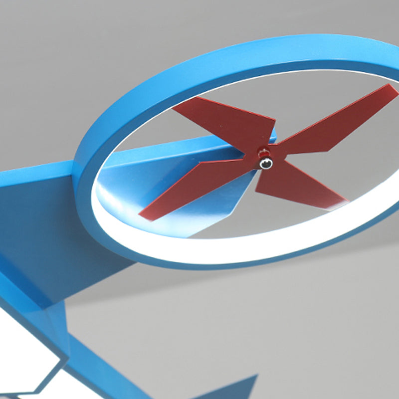 Acrylic Slim Panel Plane Pendant Light Child Bedroom Kindergarten Kids Hanging Lamp Clearhalo 'Ceiling Lights' 'Chandeliers' Lighting' options 191722