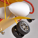 Metallic Propeller Plane Shaped Chandelier 5 Lights Cartoon Suspension Light in Yellow & Red Clearhalo 'Ceiling Lights' 'Chandeliers' Lighting' options 191733