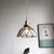 Blue/Clear Textured Glass Brass Pendant Faceted Barn Shaped 1 Light Country Style Hanging Ceiling Light Clear Clearhalo 'Ceiling Lights' 'Glass shade' 'Glass' 'Industrial Pendants' 'Industrial' 'Middle Century Pendants' 'Pendant Lights' 'Pendants' 'Tiffany' Lighting' 1918710