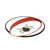 Acrylic Oval LED Flush Ceiling Light with Animal Boys Girls Bedroom Cartoon Ceiling Lamp Red White Clearhalo 'Ceiling Lights' 'Close To Ceiling Lights' 'Close to ceiling' 'Flush mount' Lighting' 191883