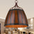 Brown Wine Drum Pendant Light Fixture Rustic Wood 4 Bulbs Living Room Chandelier Lamp Brown Clearhalo 'Ceiling Lights' 'Chandeliers' Lighting' options 1918847_8dba072a-fedd-4e6a-8743-b078d563fcce