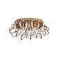 Twisted Flush Mount Lighting Simple Acrylic LED Rose Gold Ceiling Light Fixture in Warm/White Light with Crystal Ball Drop Clearhalo 'Ceiling Lights' 'Close To Ceiling Lights' 'Close to ceiling' 'Flush mount' Lighting' 1918952