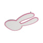 Macaron Loft Bunny Ceiling Lamp Acrylic Eye-Caring LED Ceiling Mount Light for Baby Girl Room Clearhalo 'Ceiling Lights' 'Close To Ceiling Lights' 'Close to ceiling' 'Flush mount' Lighting' 192005