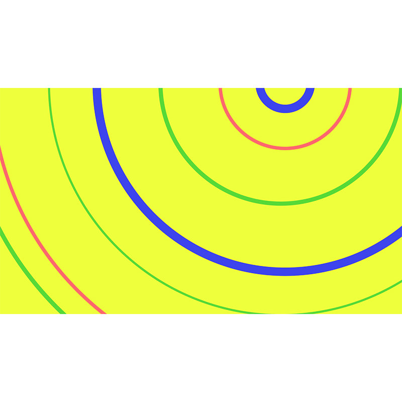 Bright Color Geometric Shapes Mural Stain-Proof Modern Living Room Wall Art, Made to Measure Clearhalo 'Wall Decor' 'Wall Mural' 1920355