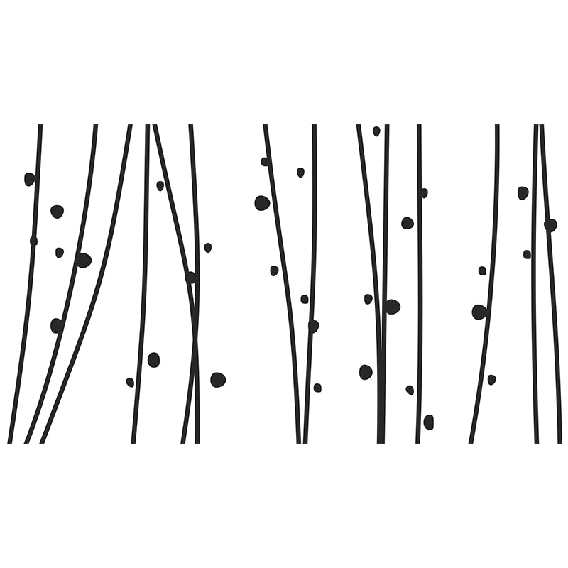 Large Modern Mural Wallpaper Dark Color Geometry Wall Decor, Custom Size Available Clearhalo 'Wall Decor' 'Wall Mural' 1920360