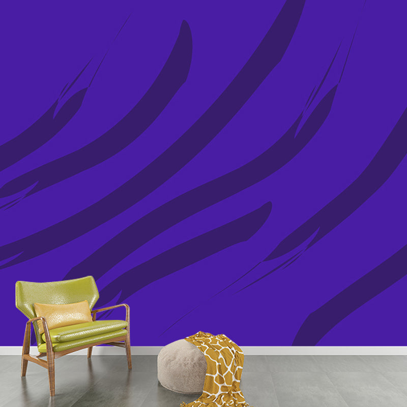 Illustration Geometrical Mural Decal Whole Wall Covering for Bedroom, Custom Print Clearhalo 'Wall Decor' 'Wall Mural' 1920403