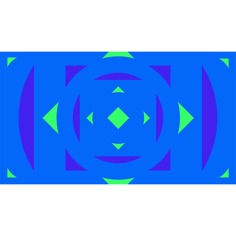 Contemporary Geometric Patterned Mural Non-Woven Waterproof Pastel Wall Art for Bedroom Clearhalo 'Wall Decor' 'Wall Mural' 1920420