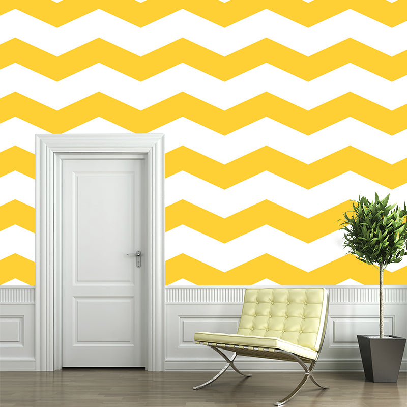 Moisture Resistant Geometry Wall Mural Modernism Non-Woven Fabric Wall Decor, Custom Made Clearhalo 'Wall Decor' 'Wall Mural' 1920434