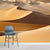 Sand Dunes Scenery Mural Wallpaper Contemporary Waterproof Living Room Wall Covering, Custom Made Yellow Clearhalo 'Wall Decor' 'Wall Mural' 1920650