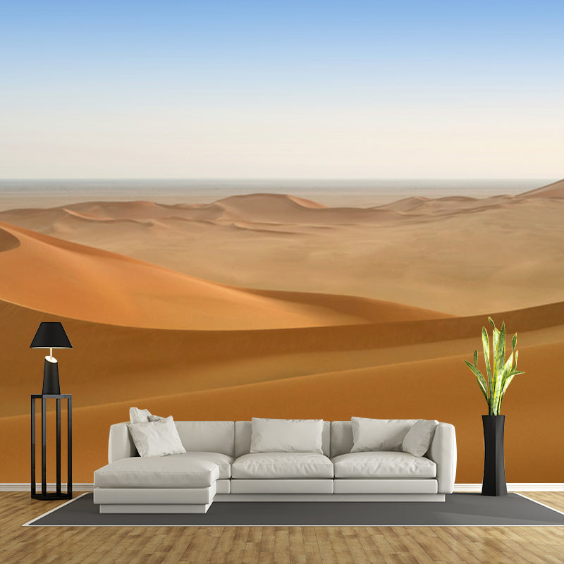 Vast Desert Scenery Wall Mural for Dining Room Natural Landscape Wall Covering, Custom Print Clearhalo 'Wall Decor' 'Wall Mural' 1920667