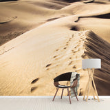Photography Sand Dune Ridge Mural Wallpaper Large Wall Decor, Custom Size Available Clearhalo 'Wall Decor' 'Wall Mural' 1920781