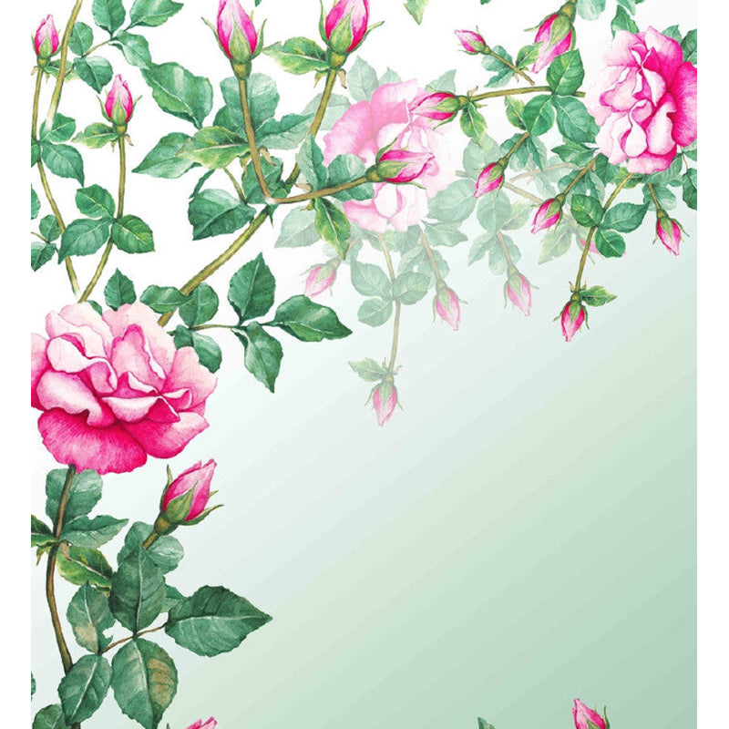 Various Floral Printed Mural Wallpaper Contemporary Non-Woven Fabric Wall Covering Clearhalo 'Wall Decor' 'Wall Mural' 1920964