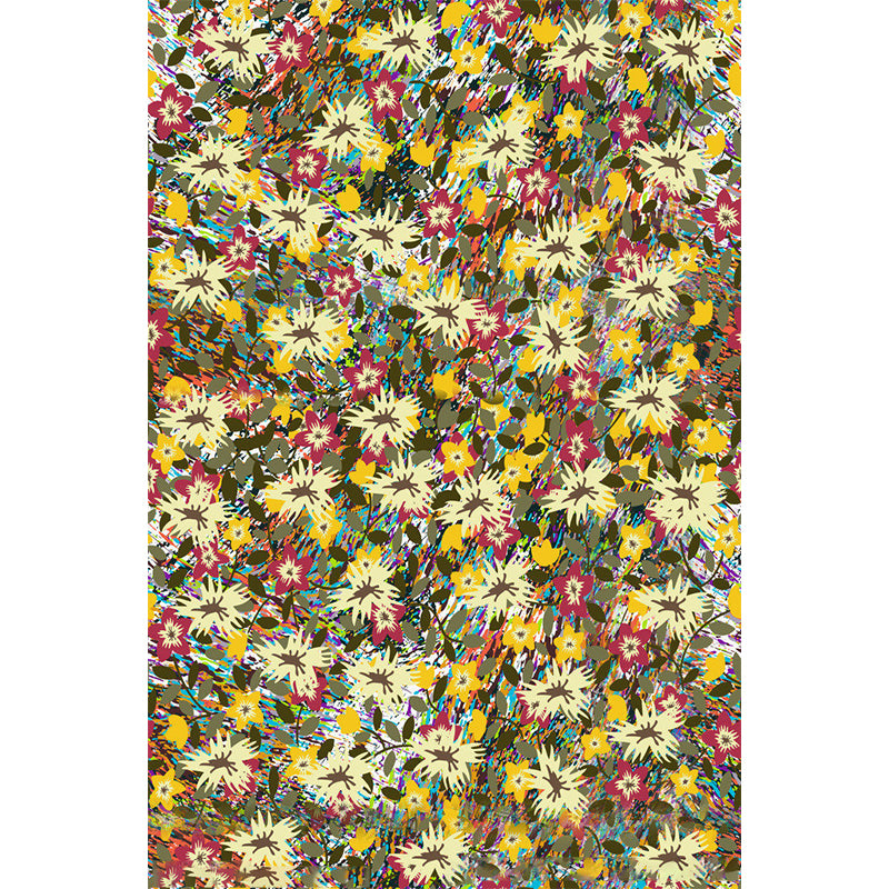 Various Floral Printed Mural Wallpaper Contemporary Non-Woven Fabric Wall Covering Clearhalo 'Wall Decor' 'Wall Mural' 1920974