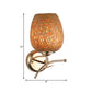 Rattan Dome Shade Sconce Light Fixture Contemporary Style 1-Light Wall Lamp in Beige Clearhalo 'Wall Lamps & Sconces' 'Wall Lights' Lighting' 192101