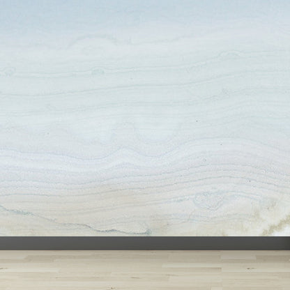 Home Decor Abstract Pattern Mural Decal Customized Contemporary Wall Art for Kitchen Light Blue Clearhalo 'Wall Decor' 'Wall Mural' 1921166