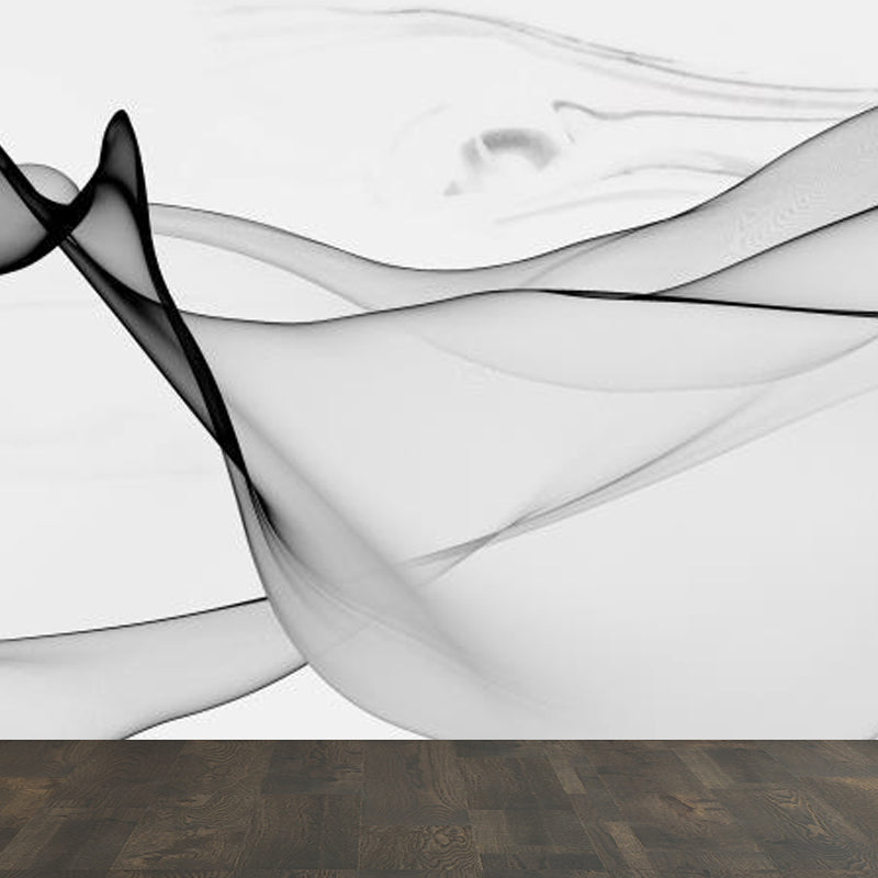 Home Decor Abstract Pattern Mural Decal Customized Contemporary Wall Art for Kitchen Clearhalo 'Wall Decor' 'Wall Mural' 1921178