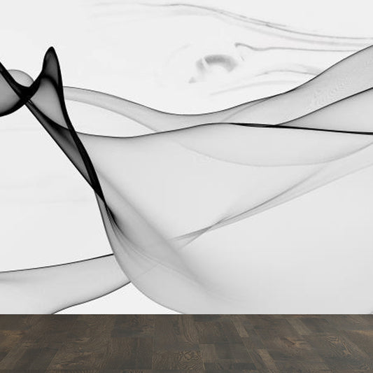 Home Decor Abstract Pattern Mural Decal Customized Contemporary Wall Art for Kitchen Clearhalo 'Wall Decor' 'Wall Mural' 1921178